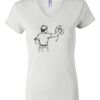 Women's Short Sleeve V-Neck T-Shirt Thumbnail