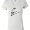 Women's Short Sleeve V-Neck T-Shirt Thumbnail