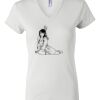 Women's Short Sleeve V-Neck T-Shirt Thumbnail