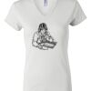 Women's Short Sleeve V-Neck T-Shirt Thumbnail