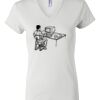 Women's Short Sleeve V-Neck T-Shirt Thumbnail