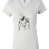 Women's Short Sleeve V-Neck T-Shirt Thumbnail