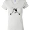 Women's Short Sleeve V-Neck T-Shirt Thumbnail