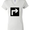 Women's Short Sleeve V-Neck T-Shirt Thumbnail