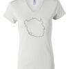 Women's Short Sleeve V-Neck T-Shirt Thumbnail