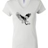 Women's Short Sleeve V-Neck T-Shirt Thumbnail