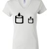 Women's Short Sleeve V-Neck T-Shirt Thumbnail