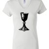 Women's Short Sleeve V-Neck T-Shirt Thumbnail