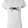 Women's Short Sleeve V-Neck T-Shirt Thumbnail