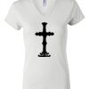 Women's Short Sleeve V-Neck T-Shirt Thumbnail