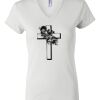 Women's Short Sleeve V-Neck T-Shirt Thumbnail