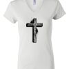 Women's Short Sleeve V-Neck T-Shirt Thumbnail