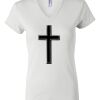 Women's Short Sleeve V-Neck T-Shirt Thumbnail