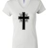 Women's Short Sleeve V-Neck T-Shirt Thumbnail