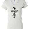 Women's Short Sleeve V-Neck T-Shirt Thumbnail