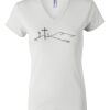 Women's Short Sleeve V-Neck T-Shirt Thumbnail