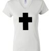 Women's Short Sleeve V-Neck T-Shirt Thumbnail