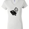 Women's Short Sleeve V-Neck T-Shirt Thumbnail