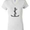 Women's Short Sleeve V-Neck T-Shirt Thumbnail