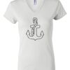 Women's Short Sleeve V-Neck T-Shirt Thumbnail