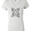 Women's Short Sleeve V-Neck T-Shirt Thumbnail