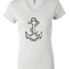 Women's Short Sleeve V-Neck T-Shirt Thumbnail