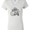 Women's Short Sleeve V-Neck T-Shirt Thumbnail