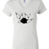 Women's Short Sleeve V-Neck T-Shirt Thumbnail