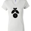 Women's Short Sleeve V-Neck T-Shirt Thumbnail