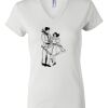 Women's Short Sleeve V-Neck T-Shirt Thumbnail