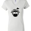 Women's Short Sleeve V-Neck T-Shirt Thumbnail