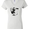 Women's Short Sleeve V-Neck T-Shirt Thumbnail