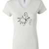 Women's Short Sleeve V-Neck T-Shirt Thumbnail