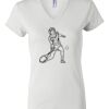 Women's Short Sleeve V-Neck T-Shirt Thumbnail