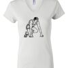 Women's Short Sleeve V-Neck T-Shirt Thumbnail