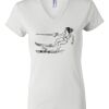 Women's Short Sleeve V-Neck T-Shirt Thumbnail