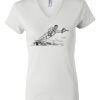 Women's Short Sleeve V-Neck T-Shirt Thumbnail