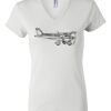 Women's Short Sleeve V-Neck T-Shirt Thumbnail