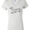 Women's Short Sleeve V-Neck T-Shirt Thumbnail