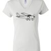 Women's Short Sleeve V-Neck T-Shirt Thumbnail