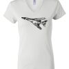 Women's Short Sleeve V-Neck T-Shirt Thumbnail