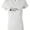 Women's Short Sleeve V-Neck T-Shirt Thumbnail