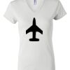 Women's Short Sleeve V-Neck T-Shirt Thumbnail