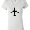 Women's Short Sleeve V-Neck T-Shirt Thumbnail