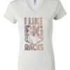 Women's Short Sleeve V-Neck T-Shirt Thumbnail