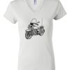 Women's Short Sleeve V-Neck T-Shirt Thumbnail