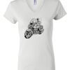 Women's Short Sleeve V-Neck T-Shirt Thumbnail