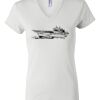 Women's Short Sleeve V-Neck T-Shirt Thumbnail