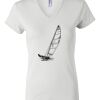 Women's Short Sleeve V-Neck T-Shirt Thumbnail