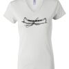 Women's Short Sleeve V-Neck T-Shirt Thumbnail